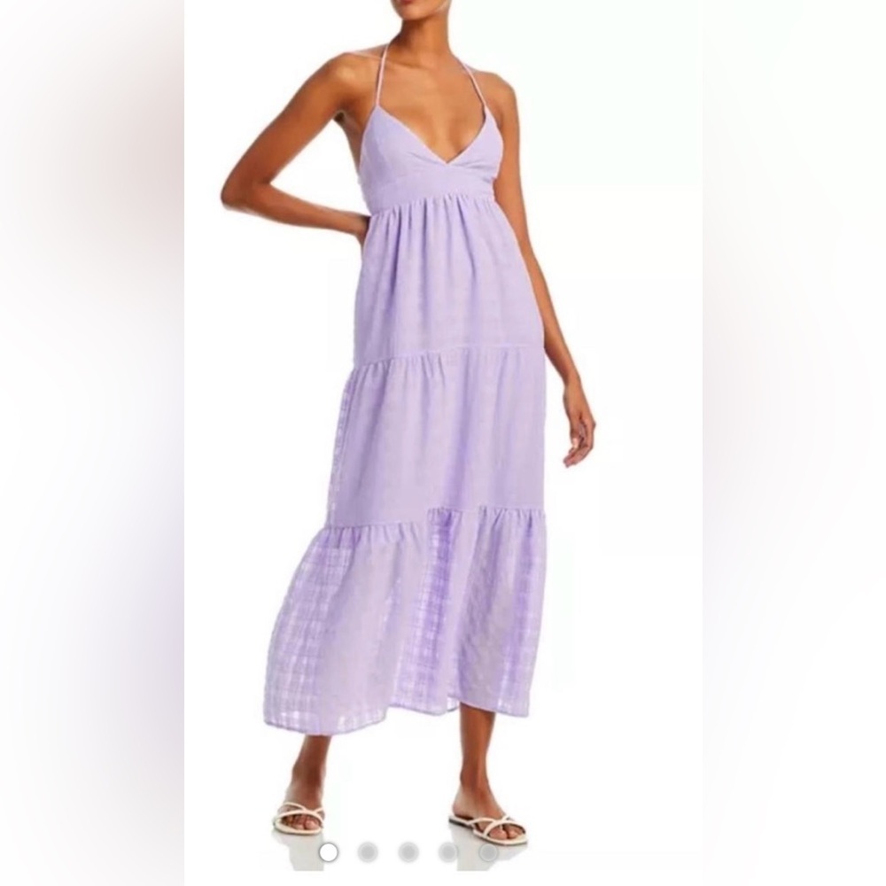 Elegant Lavender Maxi Dress